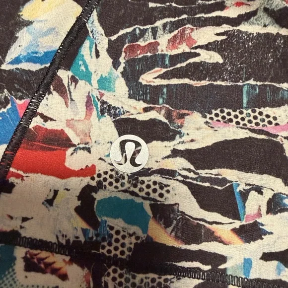 Lululemon Break Free Short Culture Clash Multi Black size 6 - Picture 2 of 8